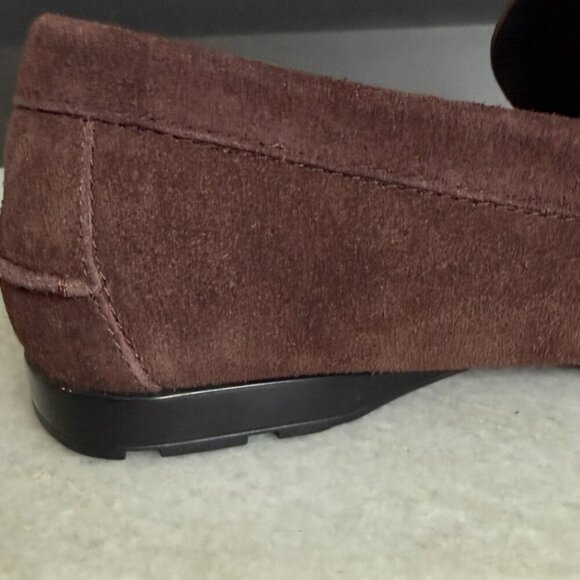 VERSACE Medusa Men's Brown Suede Driver Shoes - Picture 12 of 16